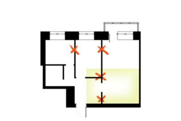 小户型隔出一间房间,带阳台房间隔断一房变二房