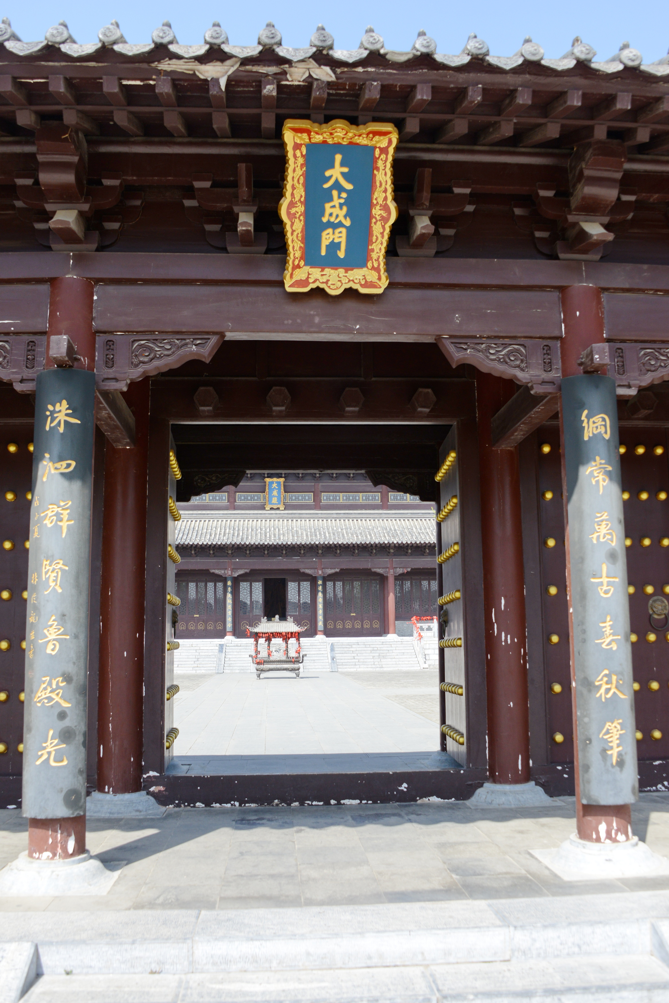 孔庙石碑正楷字,邓州市文庙