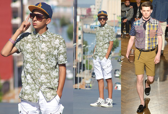 穿短裤阳光帅气男生,小学生男生夏天穿的短裤