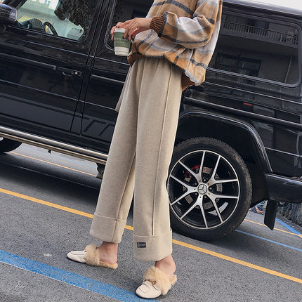 秋冬款高腰显瘦阔腿裤搭配,阔腿裤秋冬款搭配显瘦