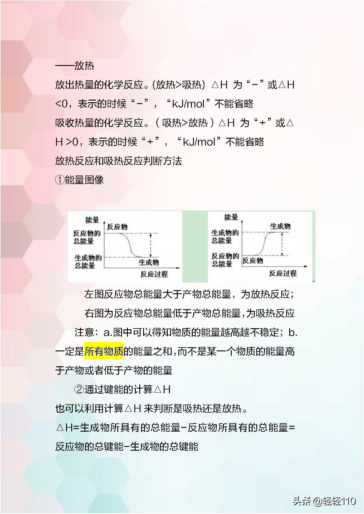 高中化学选修4,高中化学选修4第一章整理