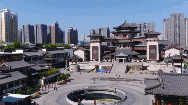 西安最新的街区,西安的国潮风格街区