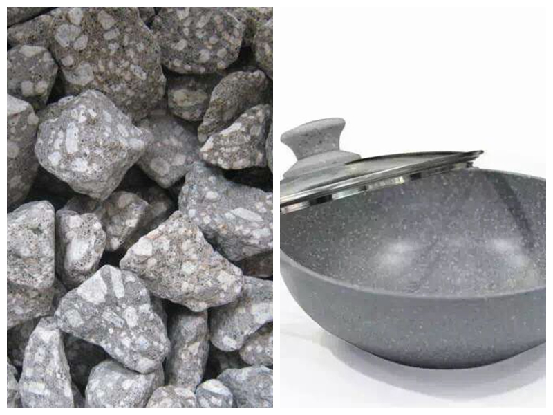 麦饭石炒锅真的含有麦饭石吗,网上卖的麦饭石不粘锅是真的吗