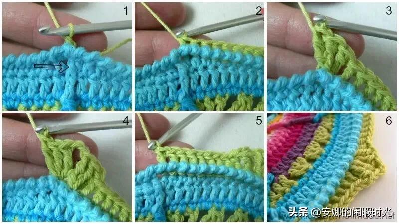 曼陀罗毯子编织教程,苏菲花园曼陀罗毯子钩法高清图解