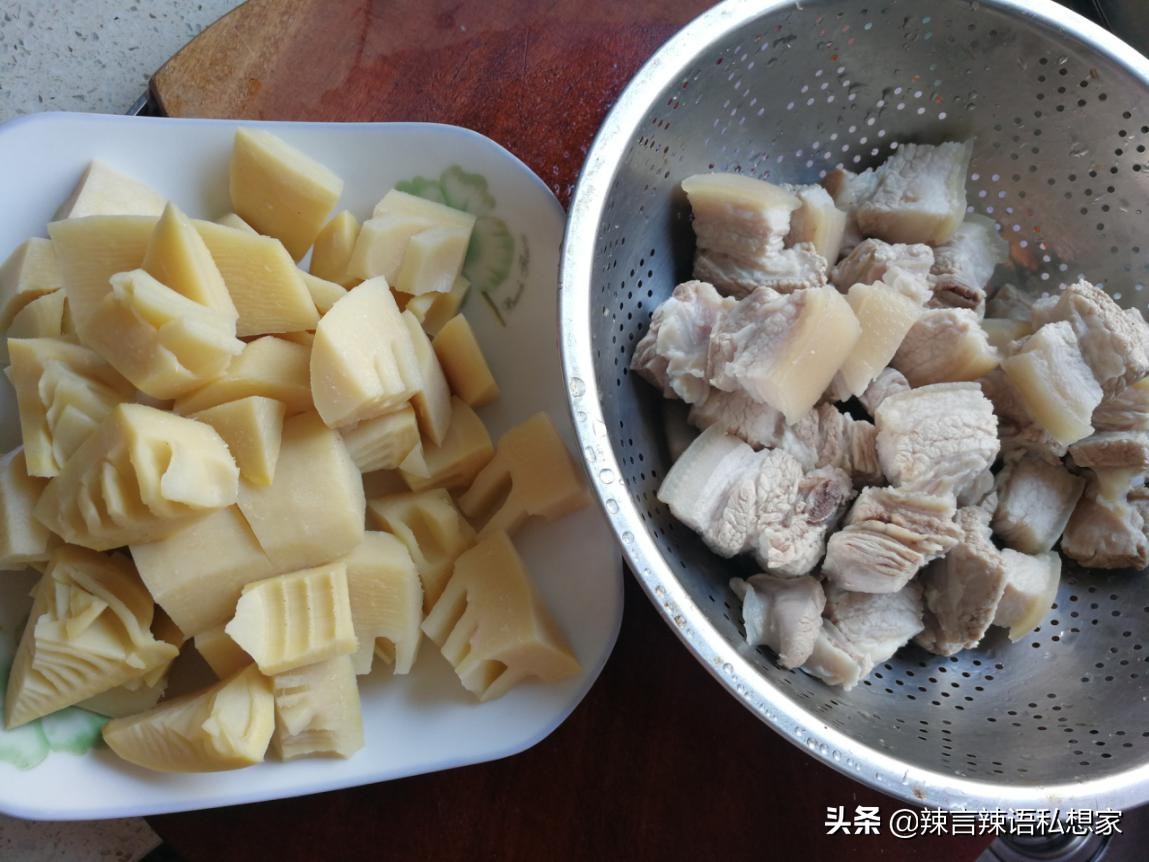 油焖笋烧肉这个味道绝了,毛鲜笋烧肉