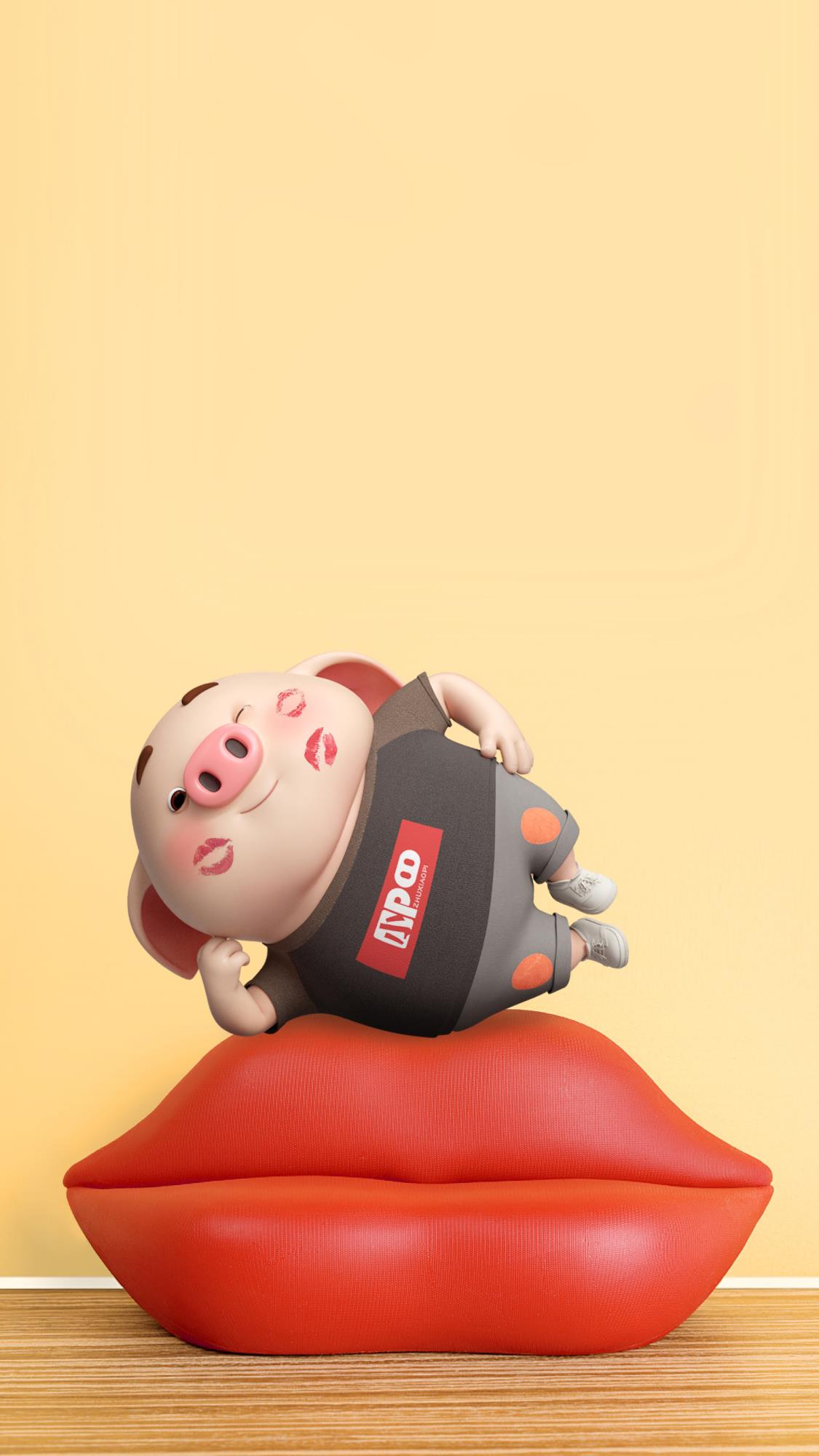 手机壁纸264期｜最近超火的小猪猪壁纸、高清手机壁纸