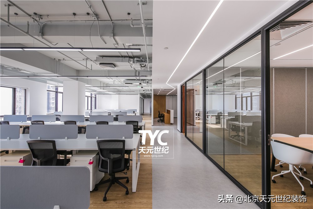 海淀国际化办公室装修设计案例,宝山创意办公室装修设计案例