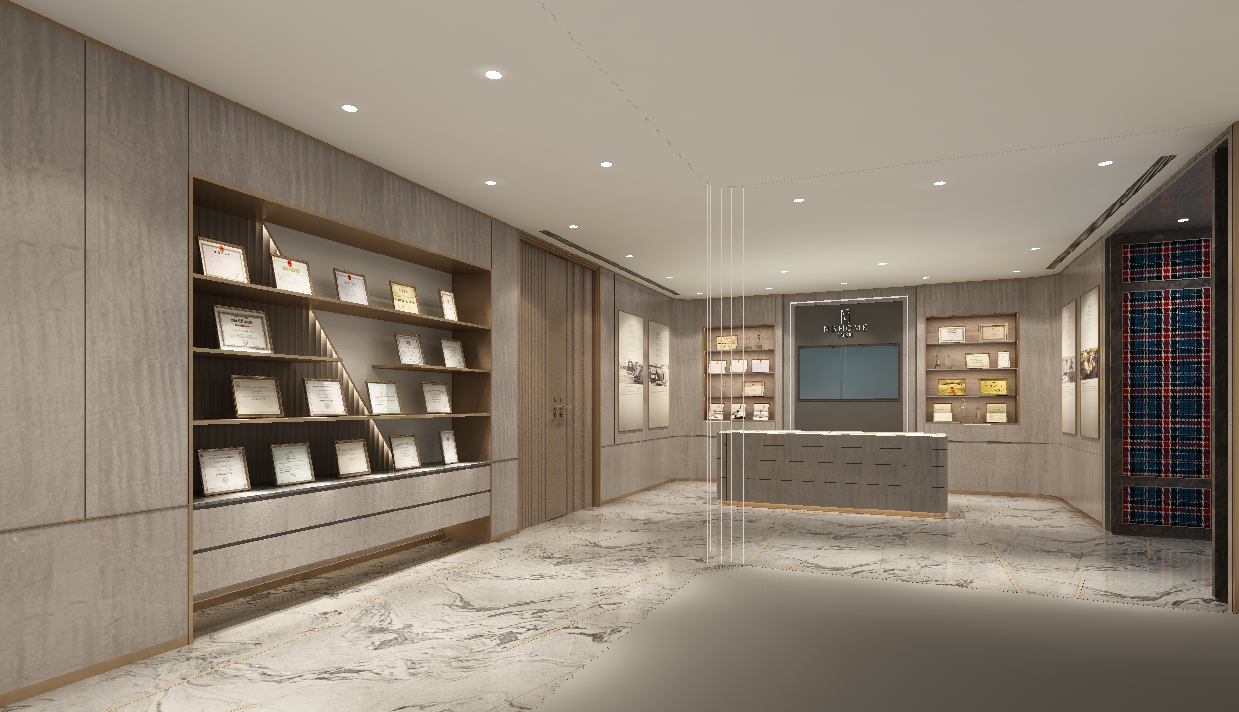 在中国创造一个欧洲轻奢的聚集地,NBhome1伽名柜体验店