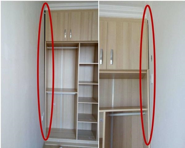 墙面和衣柜接缝处怎么处理,装修衣柜和墙面有缝隙怎么办