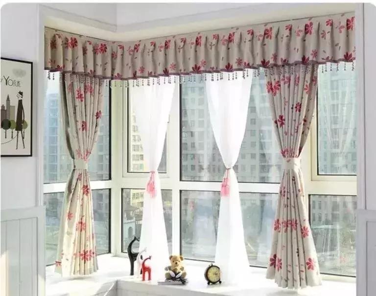 双层弧形工字折帘头效果图,工字折帘头教程