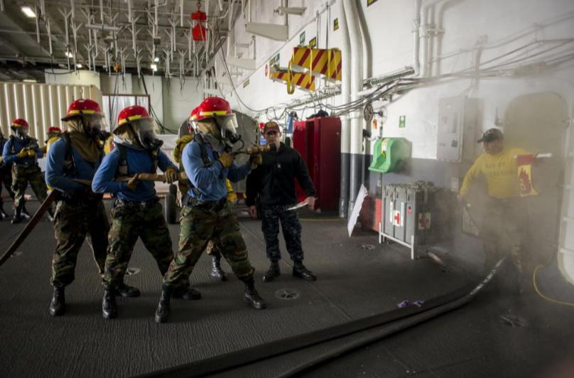 美军航母损管,神级损伤是什么造成的