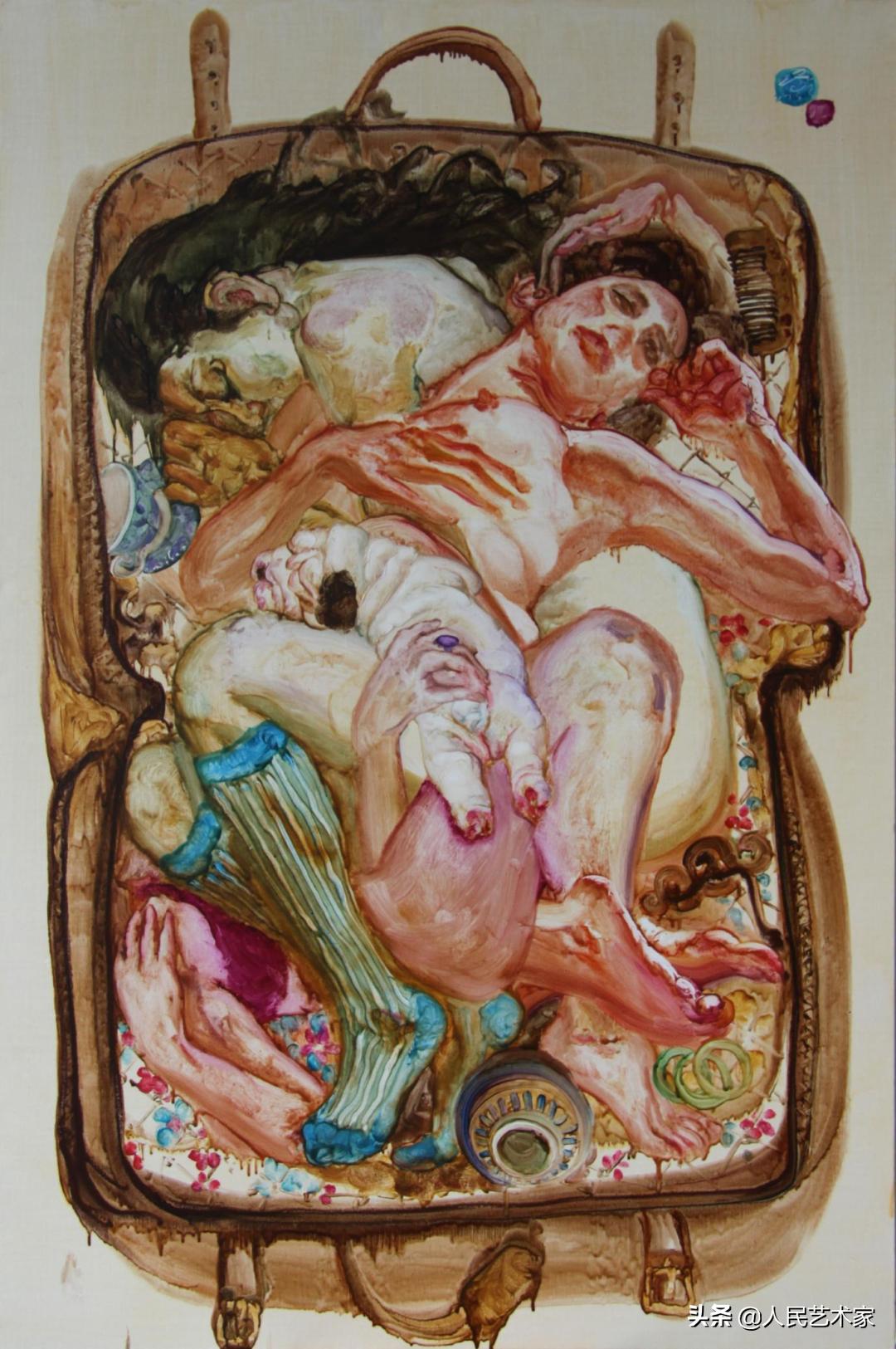 女性艺术展当中竟然出现了男人体？这件不可思议的事情，就发生在戚亚红身上