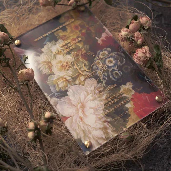 独特大气的婚礼请柬,简单高级婚礼请柬模板