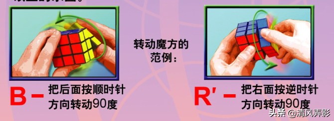 魔方六面还原口诀教程一学就会,新手入门魔方六个面全部还原