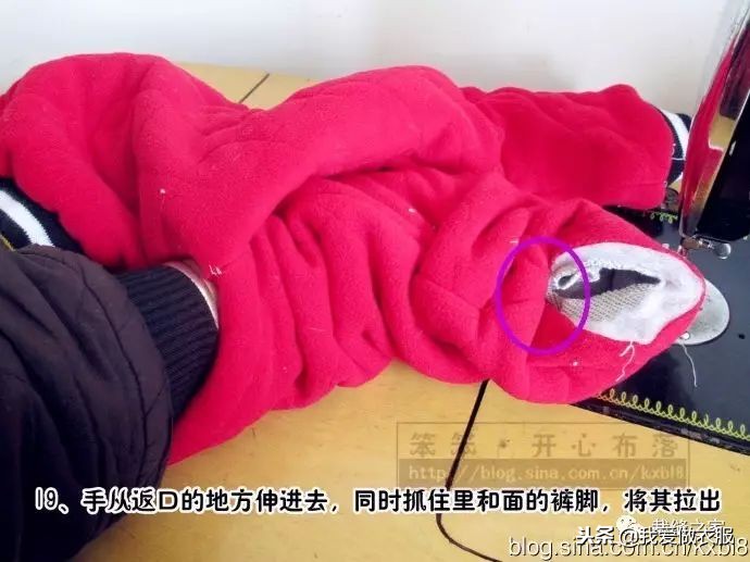 儿童棉裤缝制教程,男士双层棉裤的裁剪图