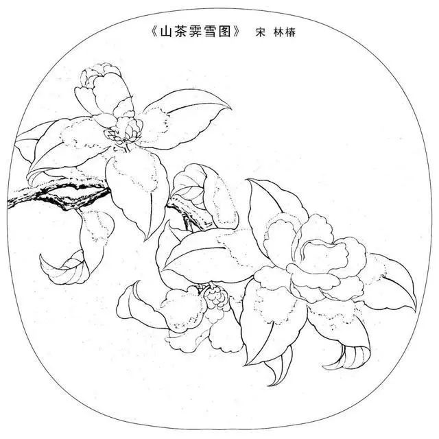 工笔白描底稿高清大图,宋人工笔画白描图片