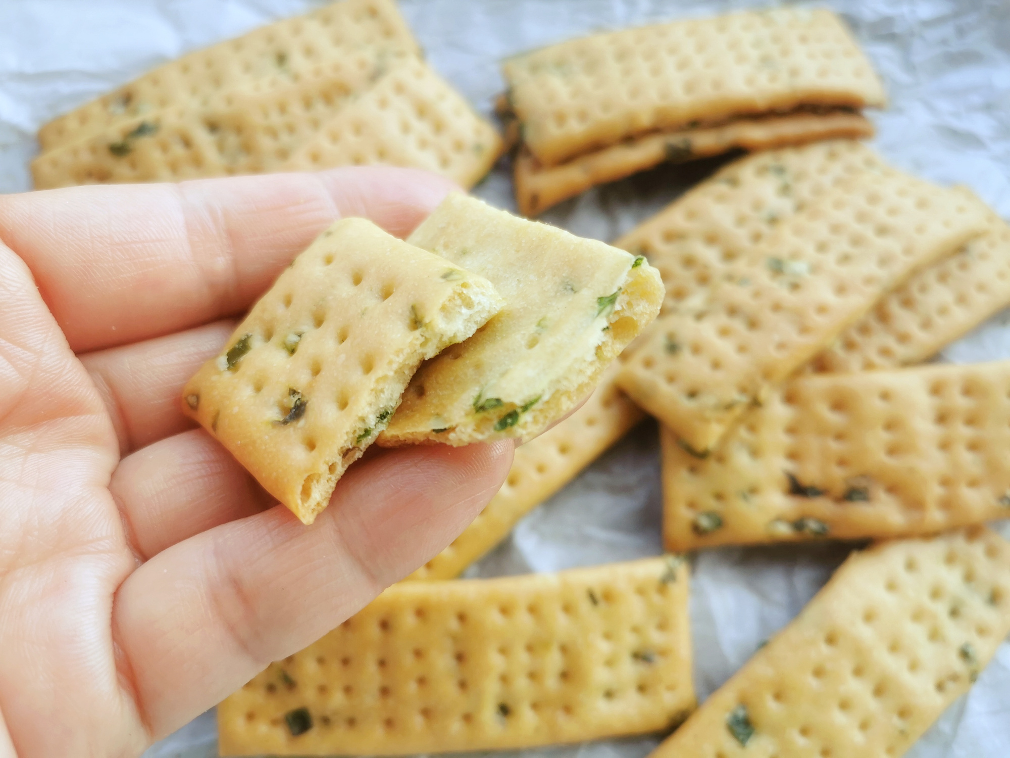 自制饼干不用苏打黄油,无黄油苏打饼干的做法