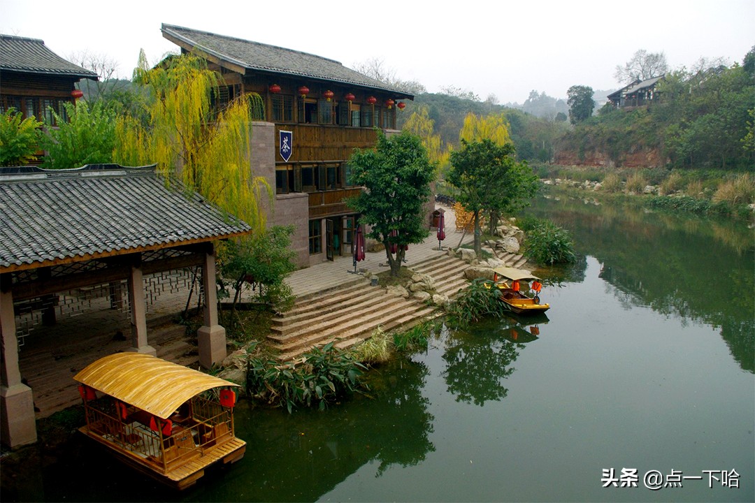 四川金堂五凤溪古镇,成都金堂五凤溪古镇风景照