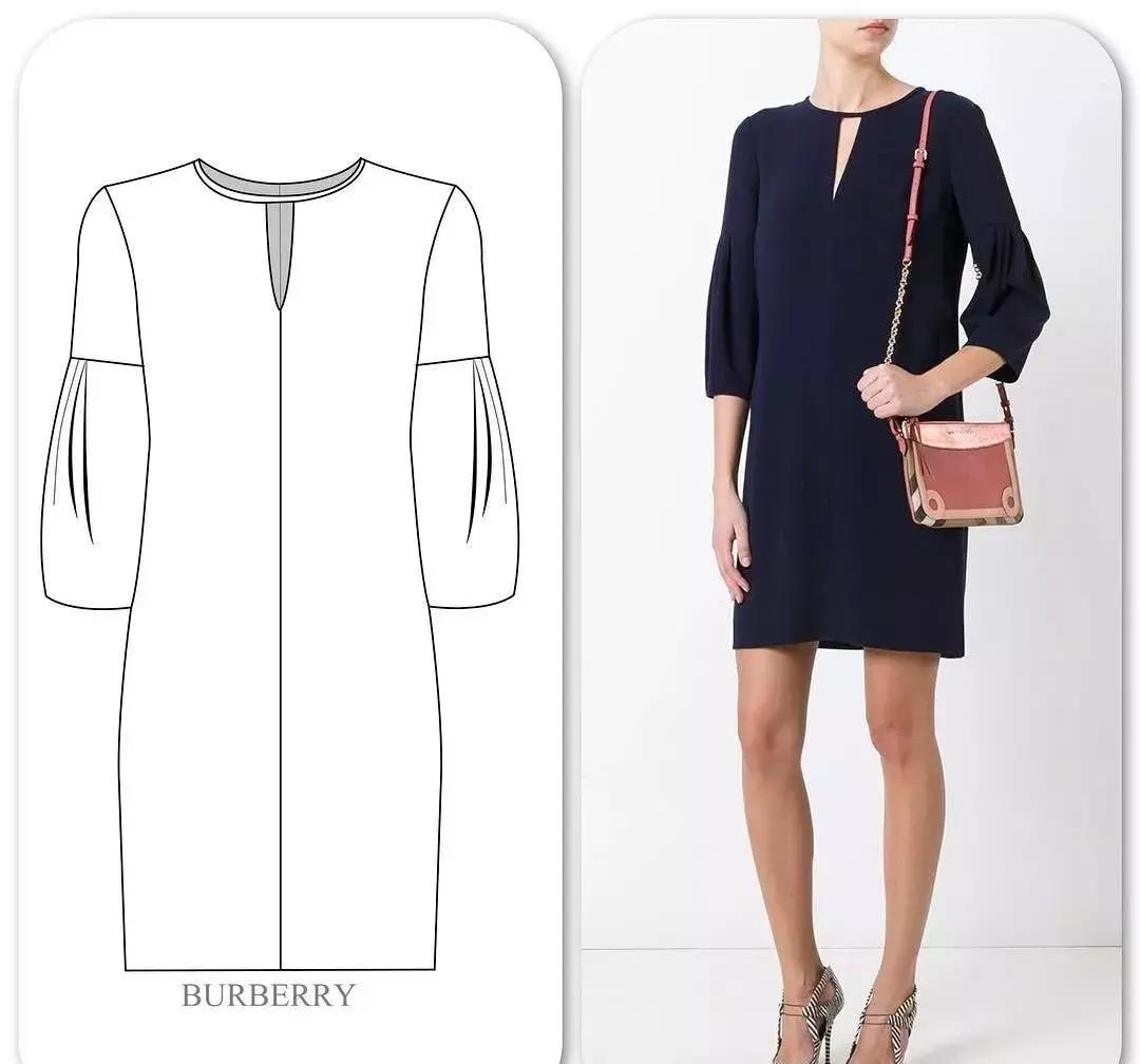 大摆长袖连衣裙30到40岁,四十岁红色高档新款有领连衣裙