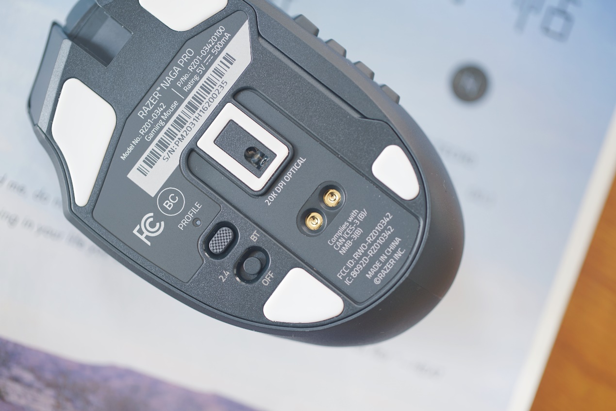 雷蛇razer巴塞利斯蛇鼠标,无线游戏雷蛇