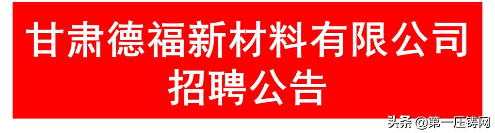 甘肃德宝新材料招聘,甘肃泰鑫隆新材料有限公司招聘
