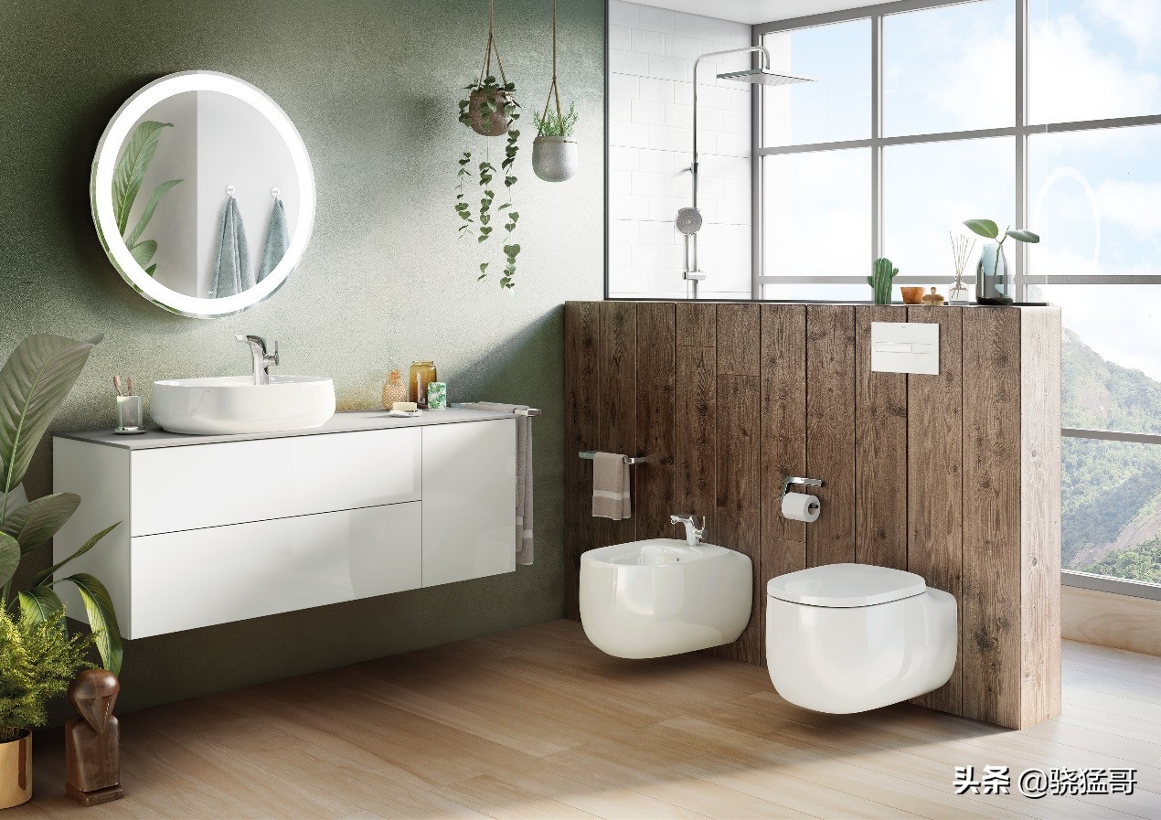 要美也要分区，再小的卫生间Roca也有办法