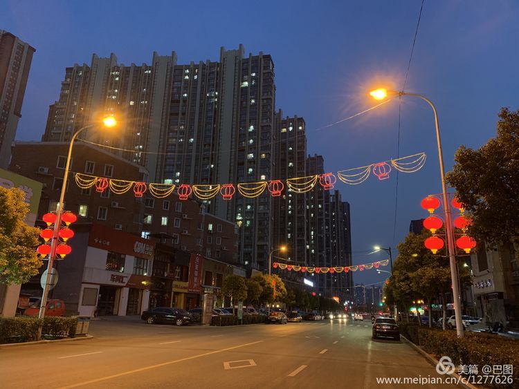 洛阳涧西路边街景,洛阳滨河北路图