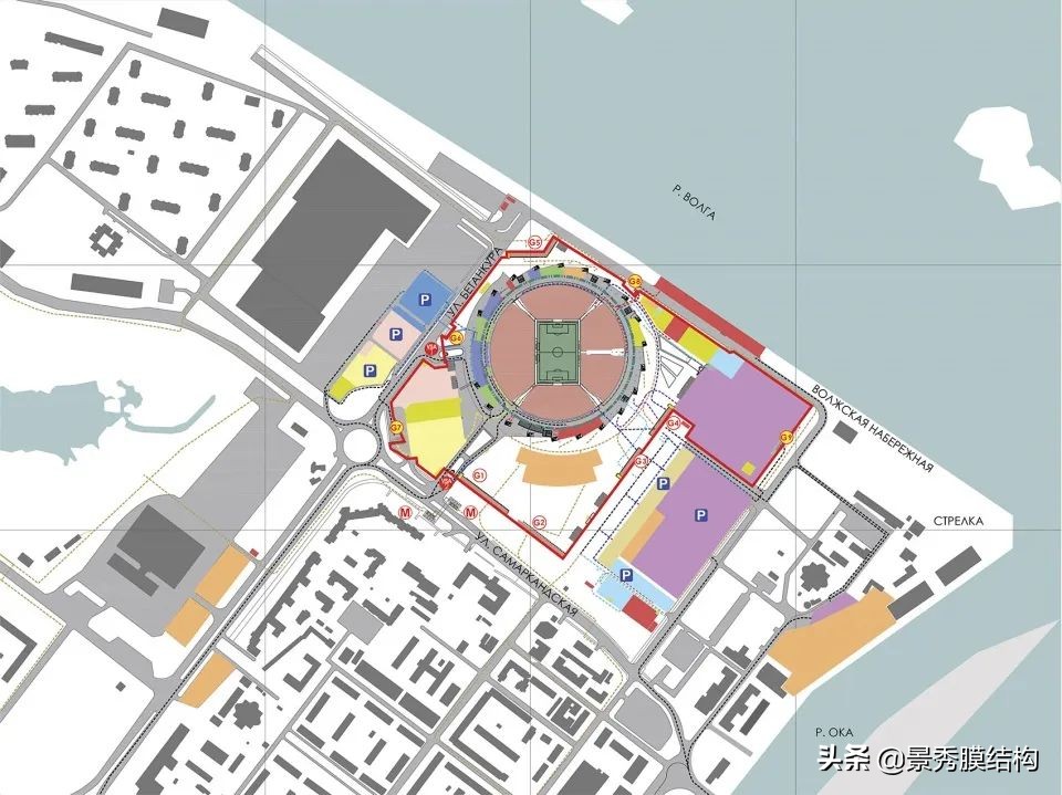 膜结构球场案例,膜结构球场效果图