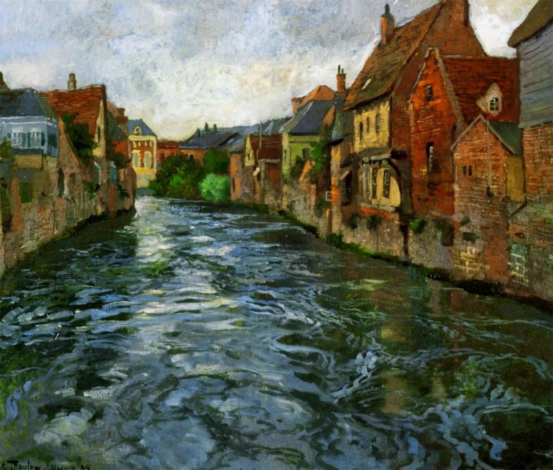 看一百遍都不觉得腻的山水,独特手法和细腻笔触的油画风景