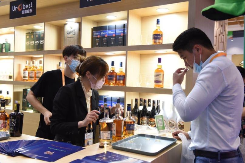 在消博会体验世界各地特色产品,爱尔兰威士忌爱威