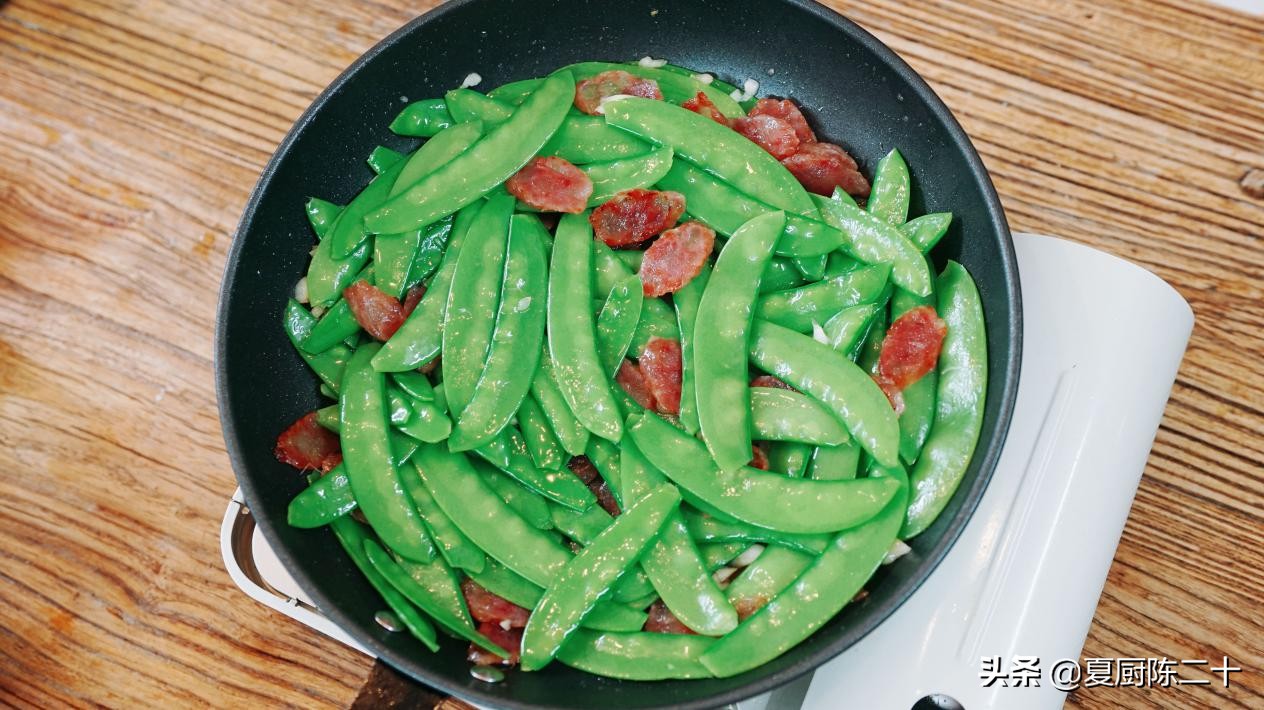 会吃的人吃的东西,素炒荷兰豆口感清脆美味下饭