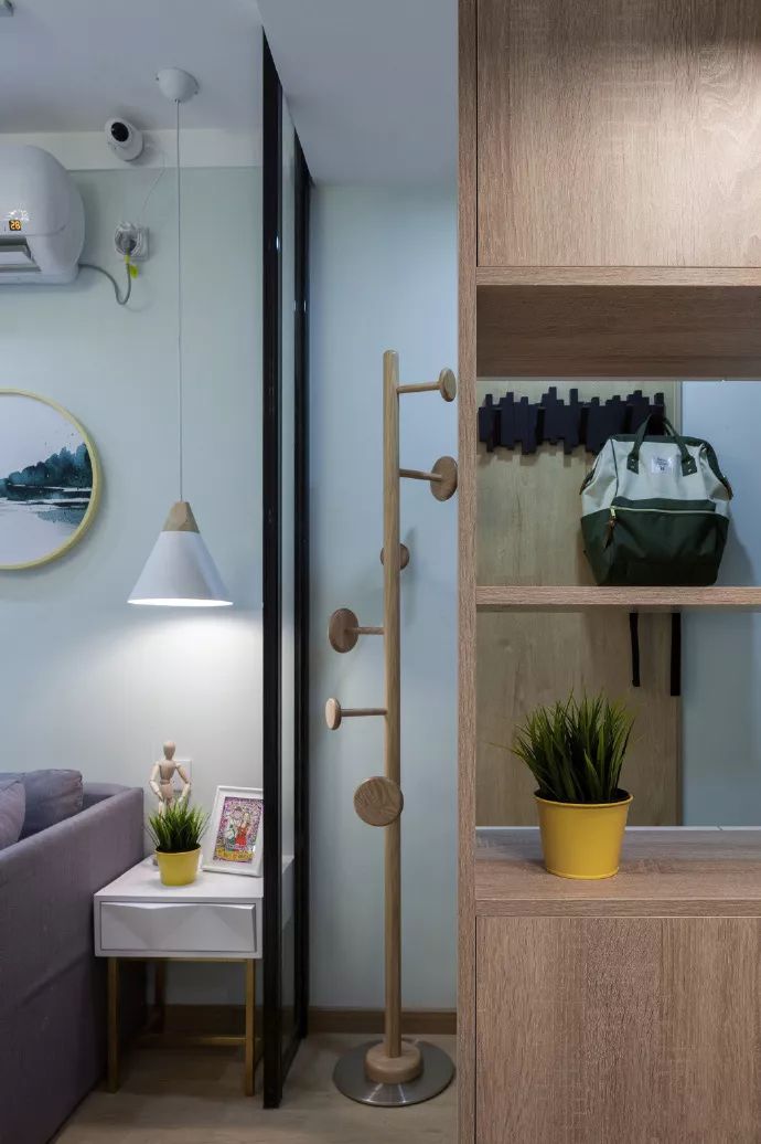 39㎡的小户型，利用折叠床设计，变成了2室1厅！