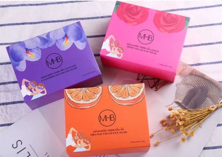 蒸汽抗疲劳缓解黑眼圈眼罩,泰国草本蒸汽眼罩