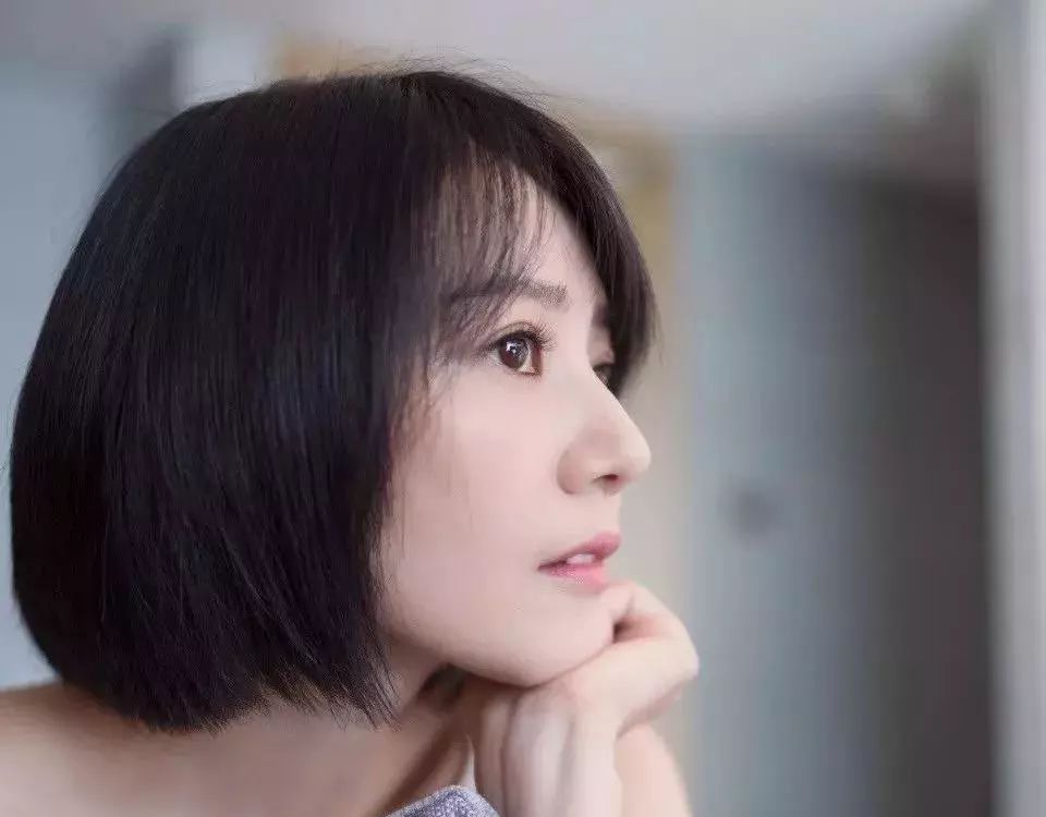 高圆圆颜值如何变化,高圆圆长发短发对比