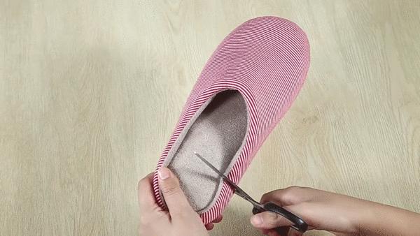 这是一双乳胶棉拖，跳跃在云端之巅的曼妙，穿上3秒就暖脚！