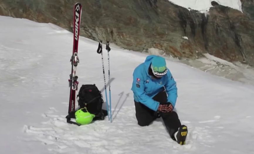 加拿大二级滑雪教练培训,加拿大女教练滑行