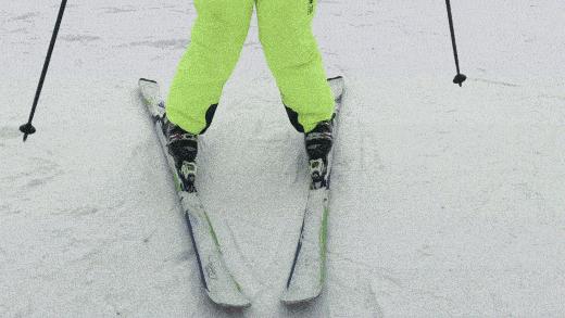 加拿大二级滑雪教练培训,加拿大女教练滑行