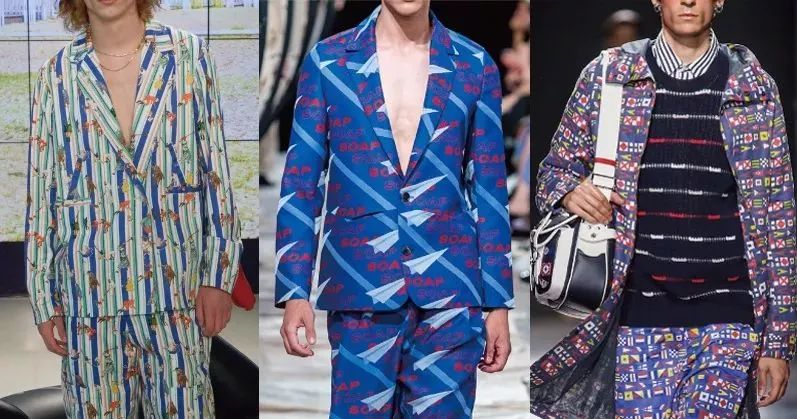 欧美2022春夏服装流行趋势男装,休闲风格男装衬衫流行趋势