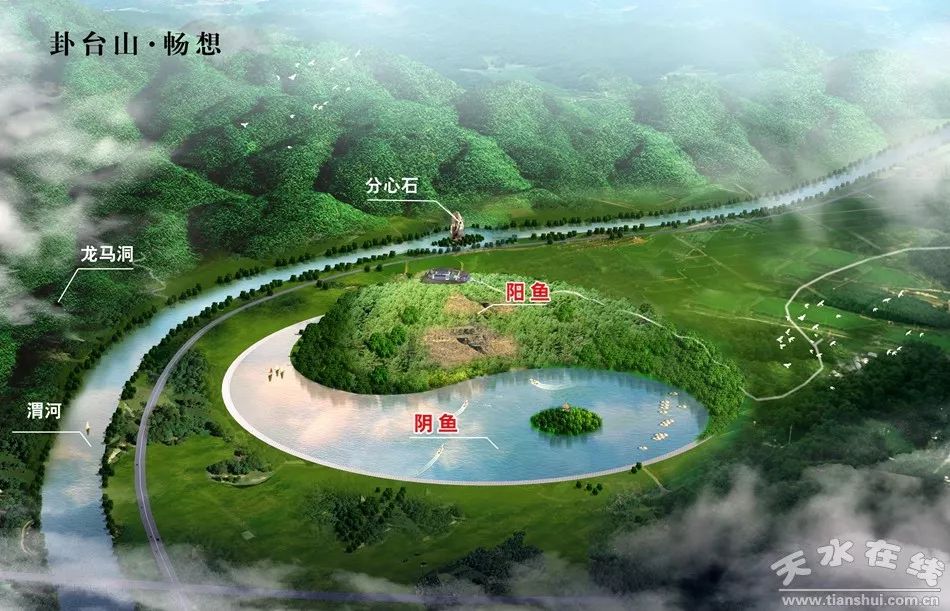 天水市卦台山规划图,天水卦台山八卦图片欣赏