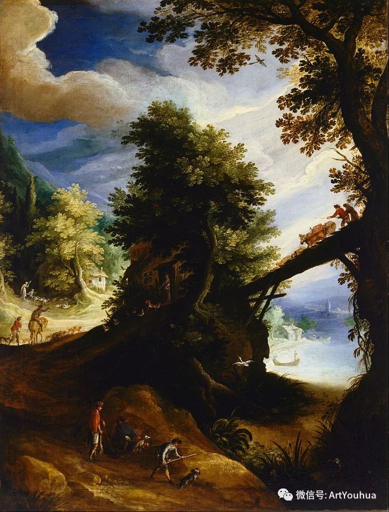 欧洲画家油画风景写生,奥地利画家油画风景作品欣赏