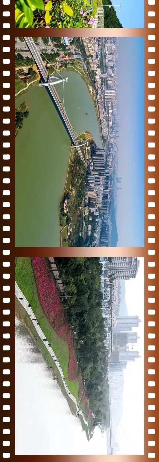 百里秀美邕江景区全景导览图,百里秀美邕江风景如诗如画