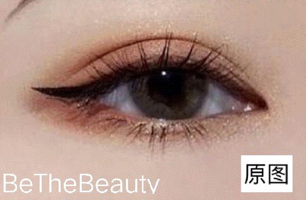 原来一个漂亮的眼妆可以这么简单,干净又能有效放大的完美眼妆