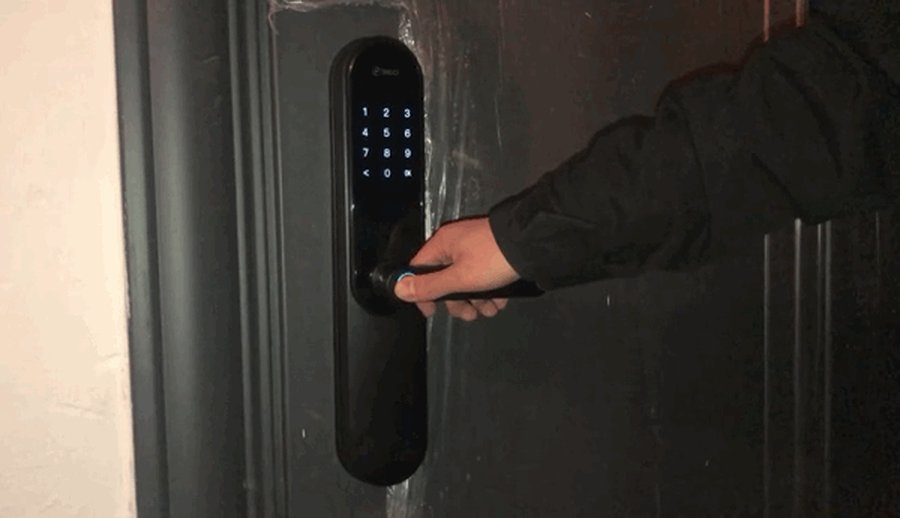 360智能门锁m1青春版,不带钥匙孔的智能锁