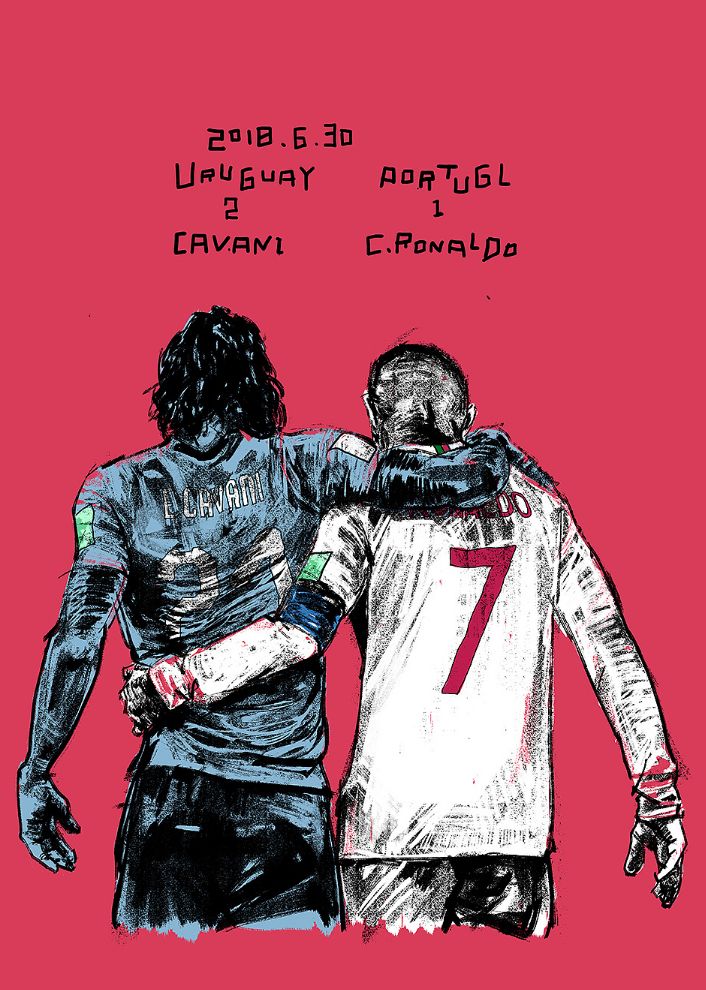 高清世界杯足球壁纸插画,超好看的足球壁纸快来收藏吧