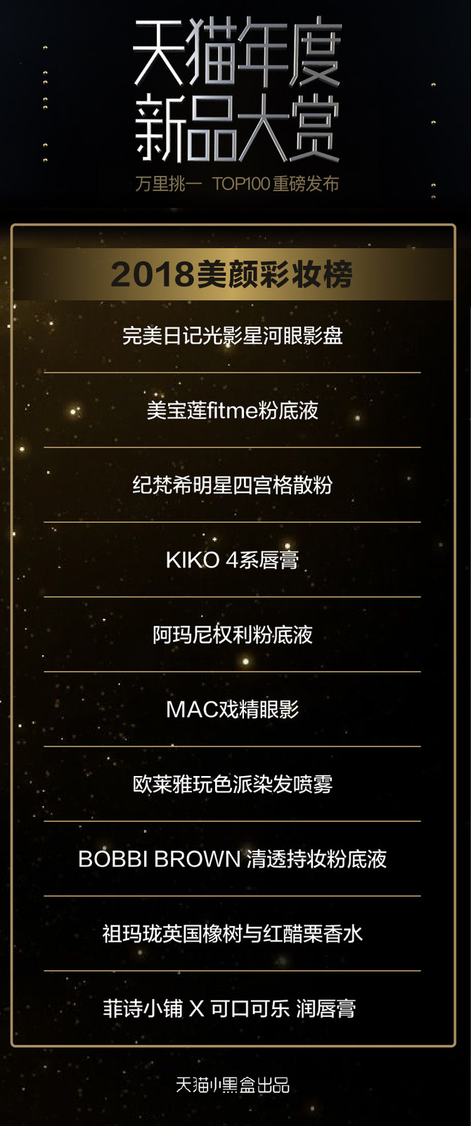 天猫必买十大好物,2018天猫新品大赏