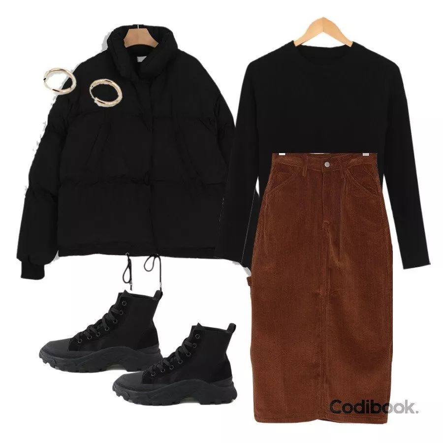 冬季黑色羽绒服高级配色,冬季好看的黑色羽绒服推荐