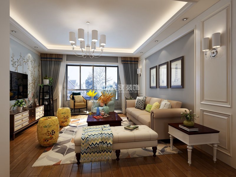 邻居花300万装修的房子,邻居花25万装修的220平米混搭风格