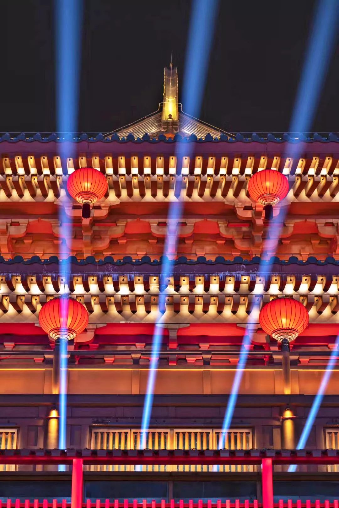 大唐不夜城高清壁纸4k,大雁塔和大唐不夜城官方高清壁纸