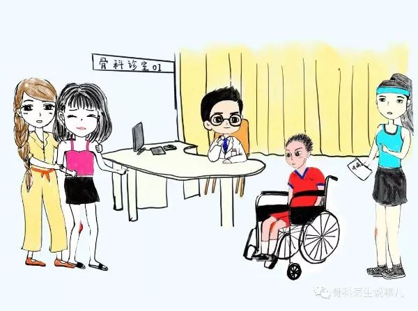 关节痛摔腿,关节弯曲痛打直就没事了