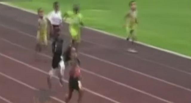 地球最快的男孩百米13秒487岁男孩能接班博尔特吗?